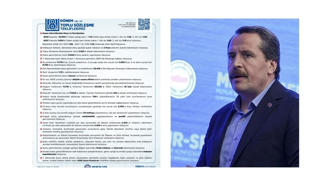 2026-2027 Memur Sen 8. Toplu Sözleşme Talepleri