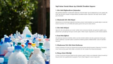 Yeşil Vatan Temalı Nisan Ayı Etkinlik Örnekleri Raporu