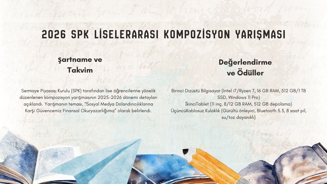 2026 SPK Liselerarası Kompozisyon Yarışması