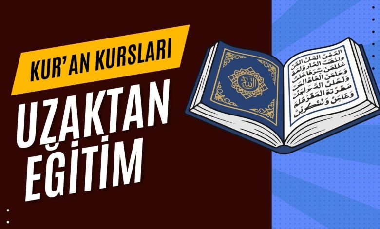 Kur'an Kurslarında Uzaktan Eğitim