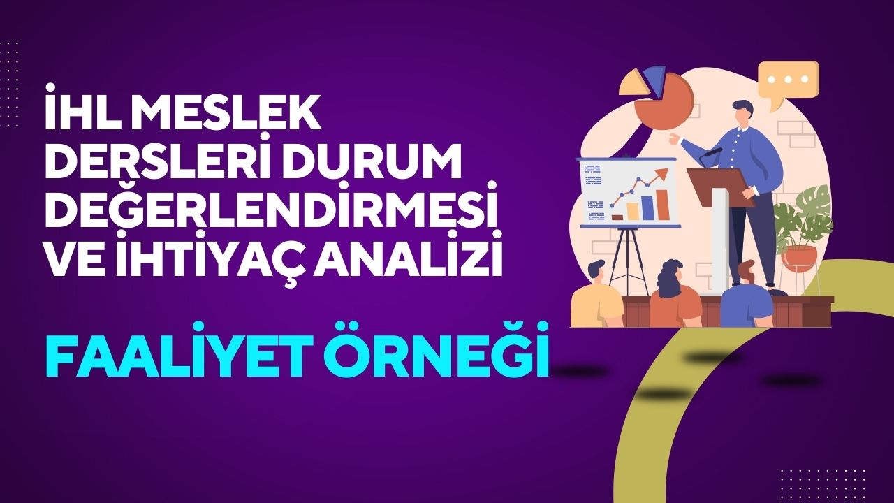 İhl Meslek Dersleri Durum Değerlendirmesi ve İhtiyaç Analizi