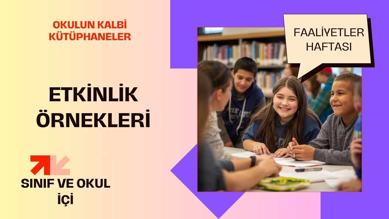 Okulun Kalbi Kütüphaneler Sınıf ve Okul İçi Etkinlik