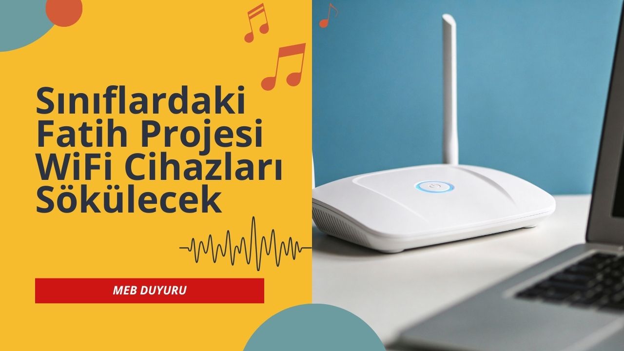 Sınıflardaki Fatih Projesi WiFi Cihazları