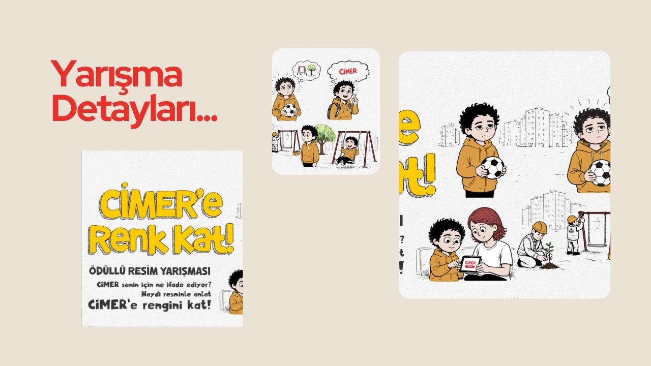 Cimer'e Renk Kat Resim Yarışması Şartname Takvim Ödüller