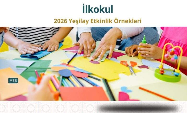 Yeşilay Haftası 5 Mart İlkokul Uygulamalı Etkinlik Örnekleri